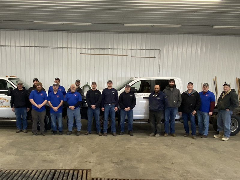 TSM Huron team donates truck to local South Dakota fire department. 