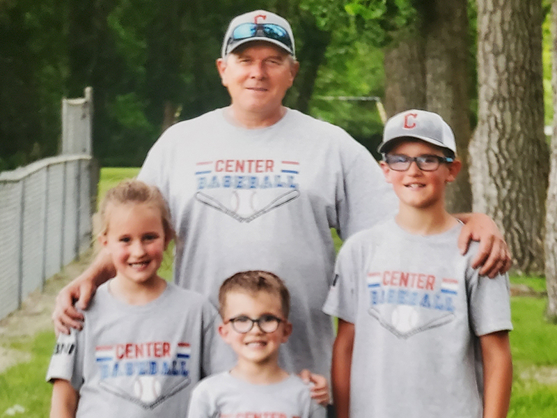 Dan Haag with his grandchildren